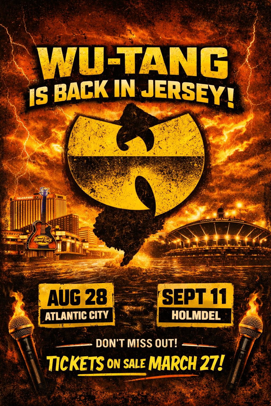 Wu-Tang Is Back In Jersey 🐝🔥