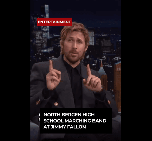 Ryan Gosling surprises Eva Mendes with a birthday celebration featuring the North Bergen High School marching band 🙌🏾🔥🔥